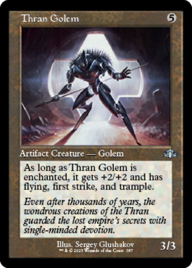 Thran Golem (Retro) [Dominaria Remastered] | Gear Gaming Bentonville