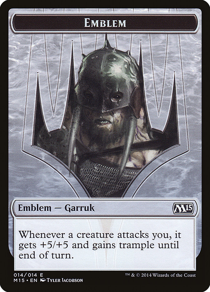 Garruk, Apex Predator Emblem [Magic 2015 Tokens] | Gear Gaming Bentonville