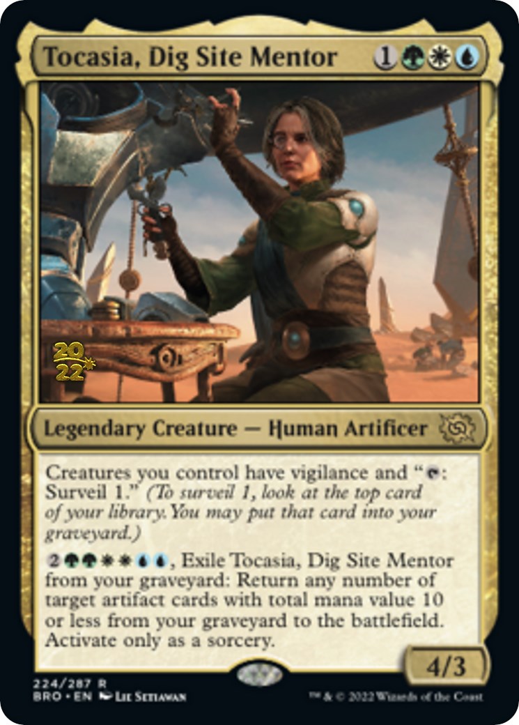 Tocasia, Dig Site Mentor [The Brothers' War Prerelease Promos] | Gear Gaming Bentonville