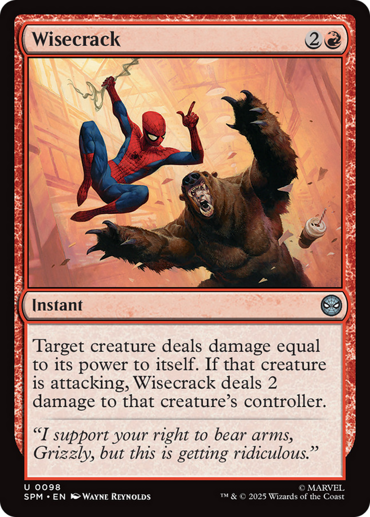 Wisecrack [Marvel's Spider-Man] | Gear Gaming Bentonville
