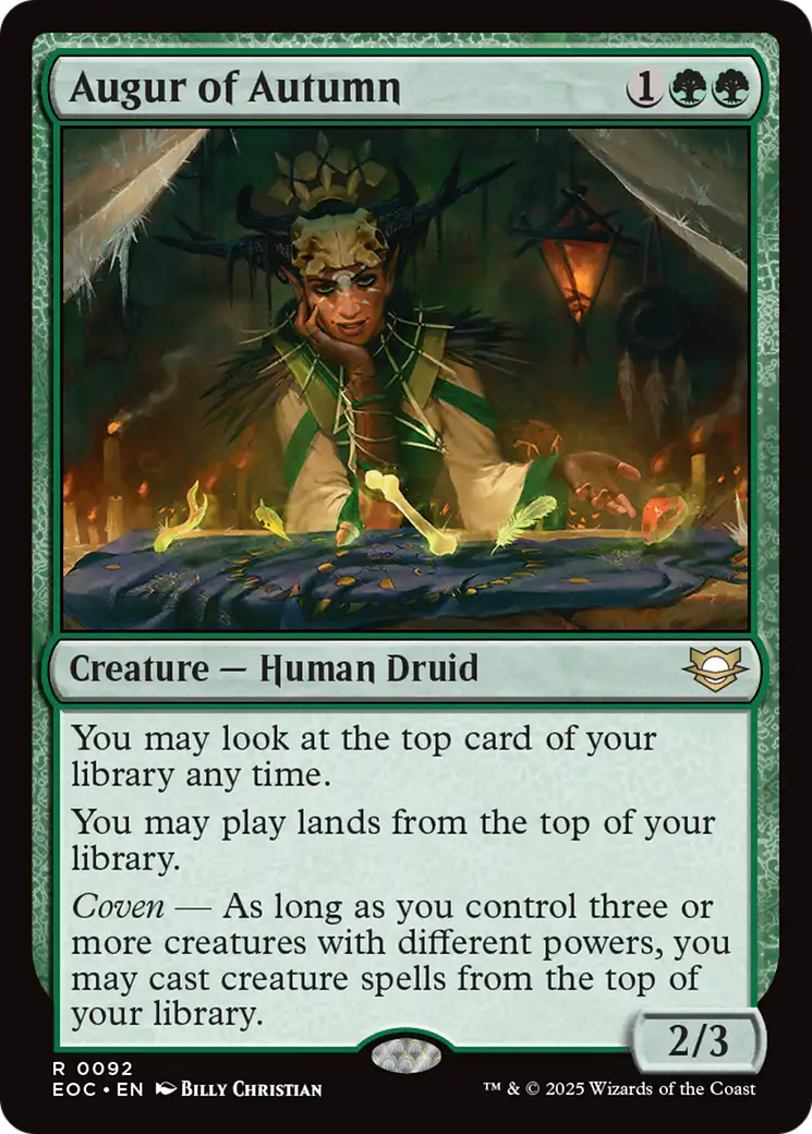 Augur of Autumn [Edge of Eternities Commander] | Gear Gaming Bentonville