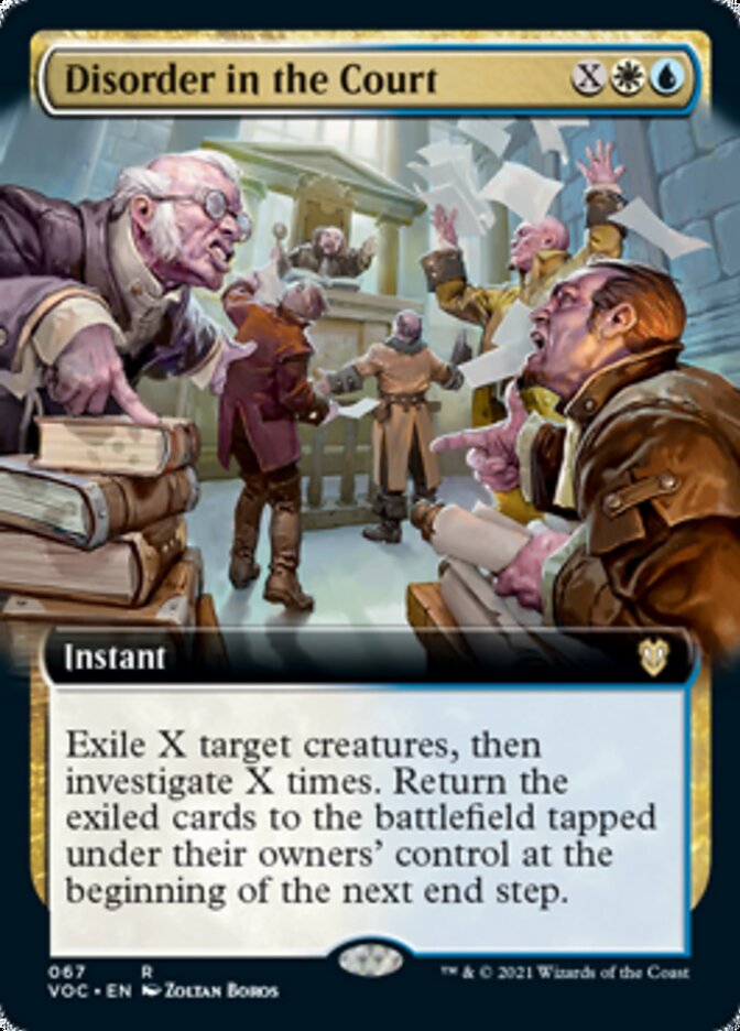 Disorder in the Court (Extended Art) [Innistrad: Crimson Vow Commander] | Gear Gaming Bentonville