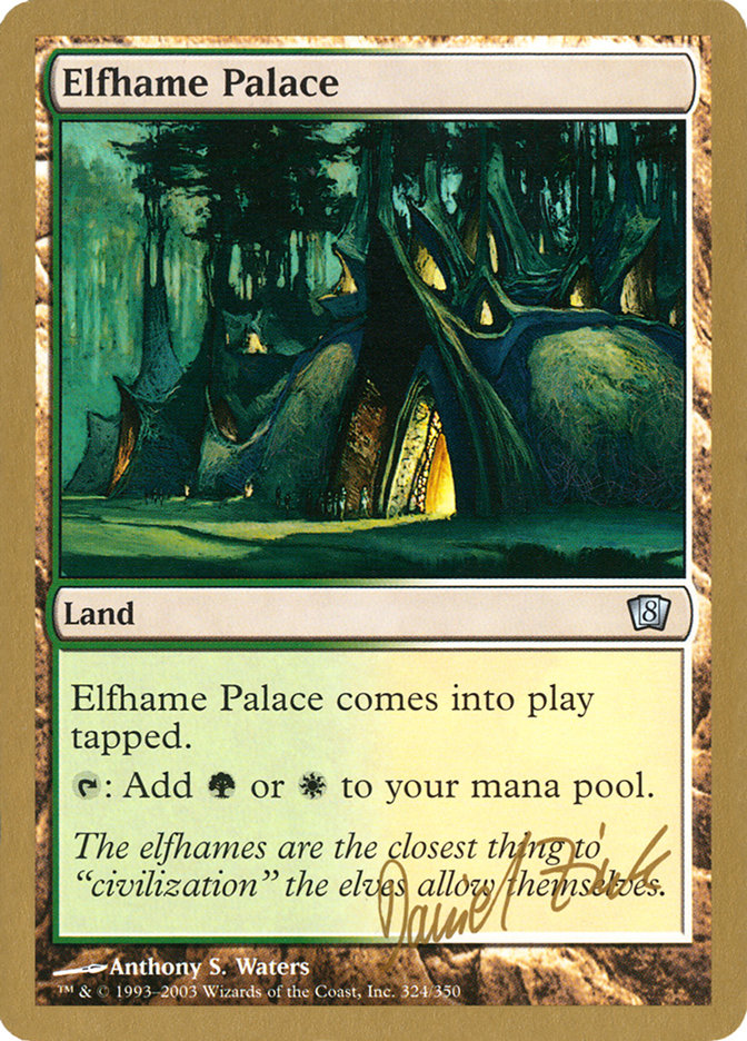 Elfhame Palace (Daniel Zink) [World Championship Decks 2003] | Gear Gaming Bentonville