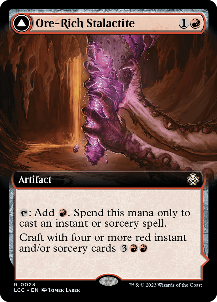 Ore-Rich Stalactite (Extended Art) [The Lost Caverns of Ixalan Commander] | Gear Gaming Bentonville