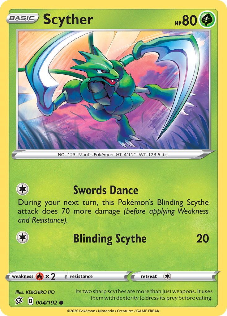 Scyther (004/192) [Sword & Shield: Rebel Clash] | Gear Gaming Bentonville