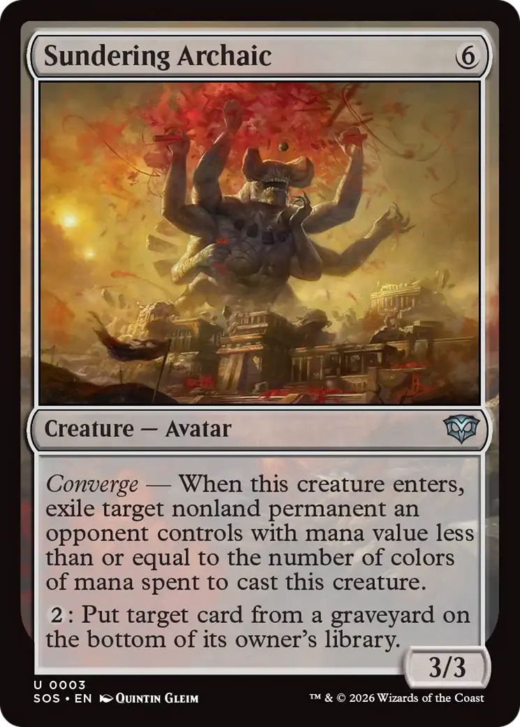 Sundering Archaic [Secrets of Strixhaven] | Gear Gaming Bentonville