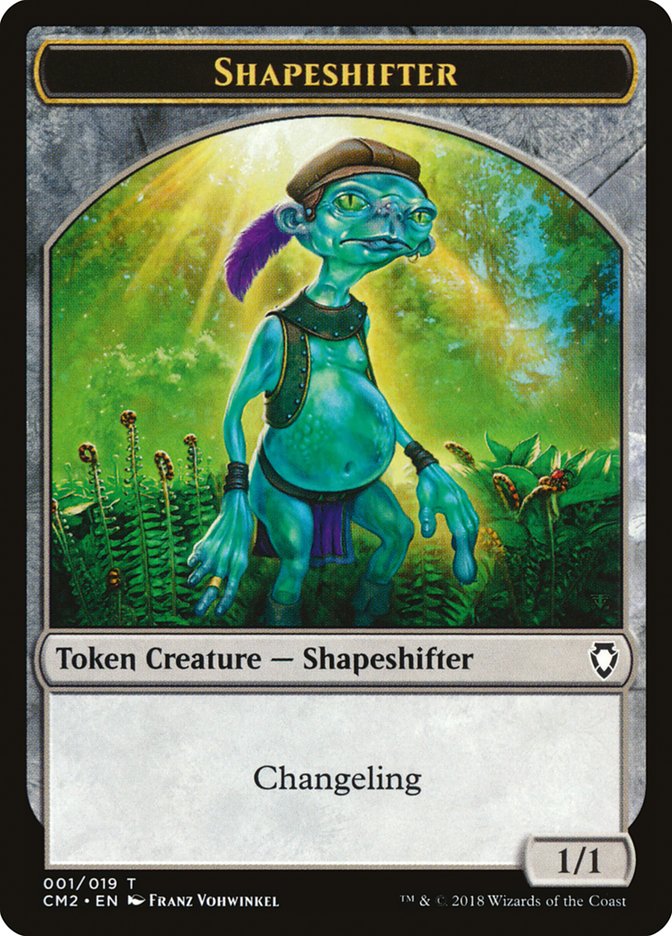 Shapeshifter Token [Commander Anthology Volume II Tokens] | Gear Gaming Bentonville