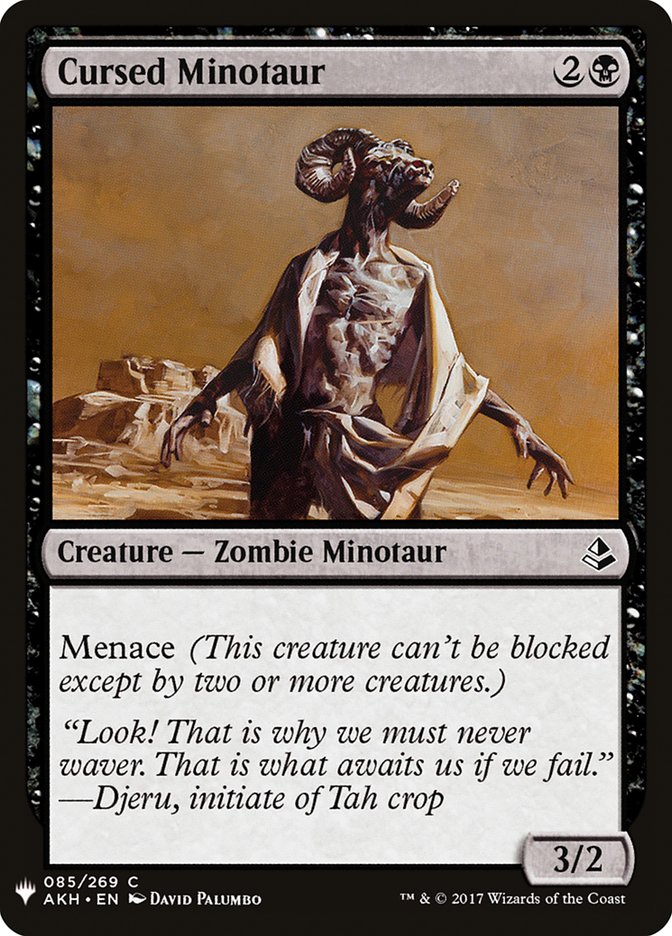 Cursed Minotaur [Mystery Booster] | Gear Gaming Bentonville