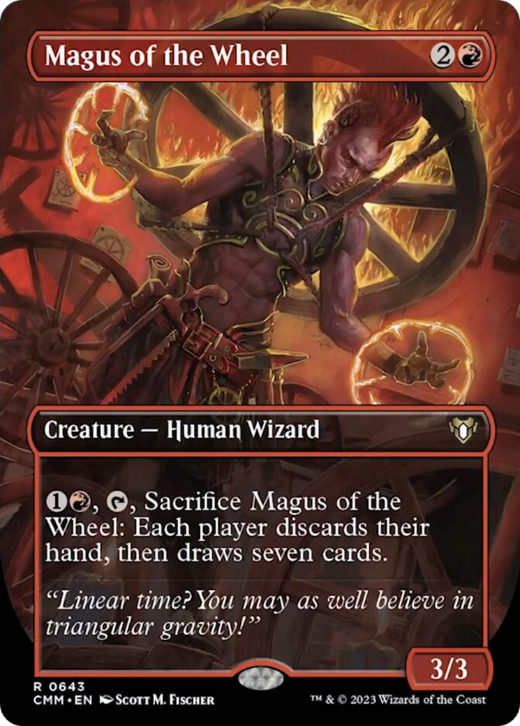 Magus of the Wheel (Borderless Alternate Art) [Commander Masters] | Gear Gaming Bentonville