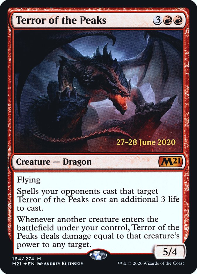Terror of the Peaks [Core Set 2021 Prerelease Promos] | Gear Gaming Bentonville