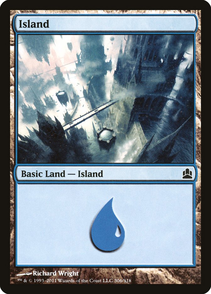 Island (306) [Commander 2011] | Gear Gaming Bentonville