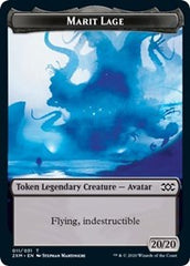 Marit Lage // Saproling Double-Sided Token [Double Masters Tokens] | Gear Gaming Bentonville