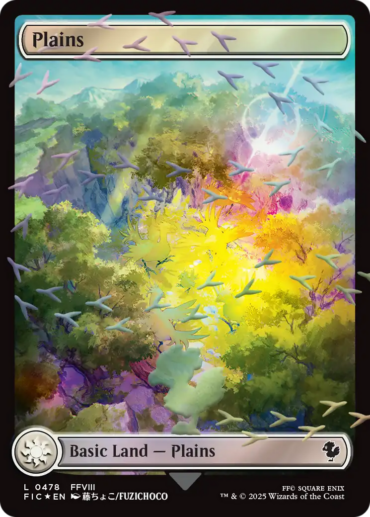 Plains (Chocobo Track Foil) [FINAL FANTASY Commander] | Gear Gaming Bentonville