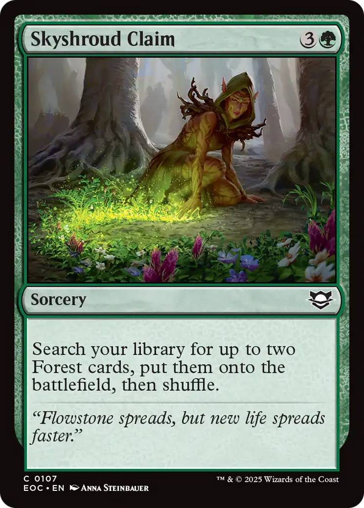 Skyshroud Claim [Edge of Eternities Commander] | Gear Gaming Bentonville