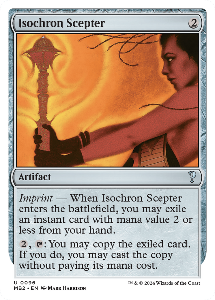 Isochron Scepter (White Border) [Mystery Booster 2] | Gear Gaming Bentonville