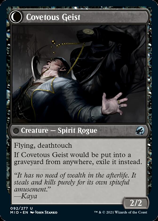 Covert Cutpurse // Covetous Geist [Innistrad: Midnight Hunt] | Gear Gaming Bentonville