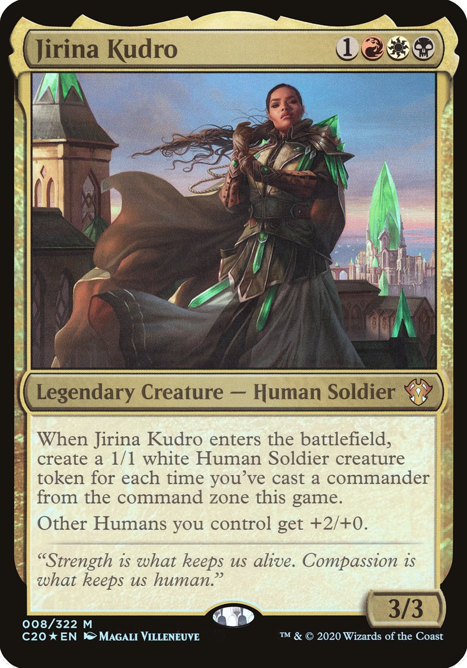 Jirina Kudro (Oversized) [Commander 2020 Oversized] | Gear Gaming Bentonville