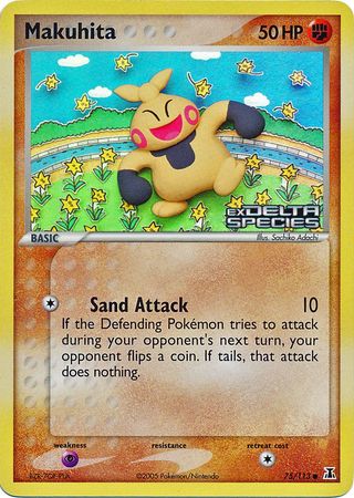 Makuhita (75/113) (Stamped) [EX: Delta Species] | Gear Gaming Bentonville