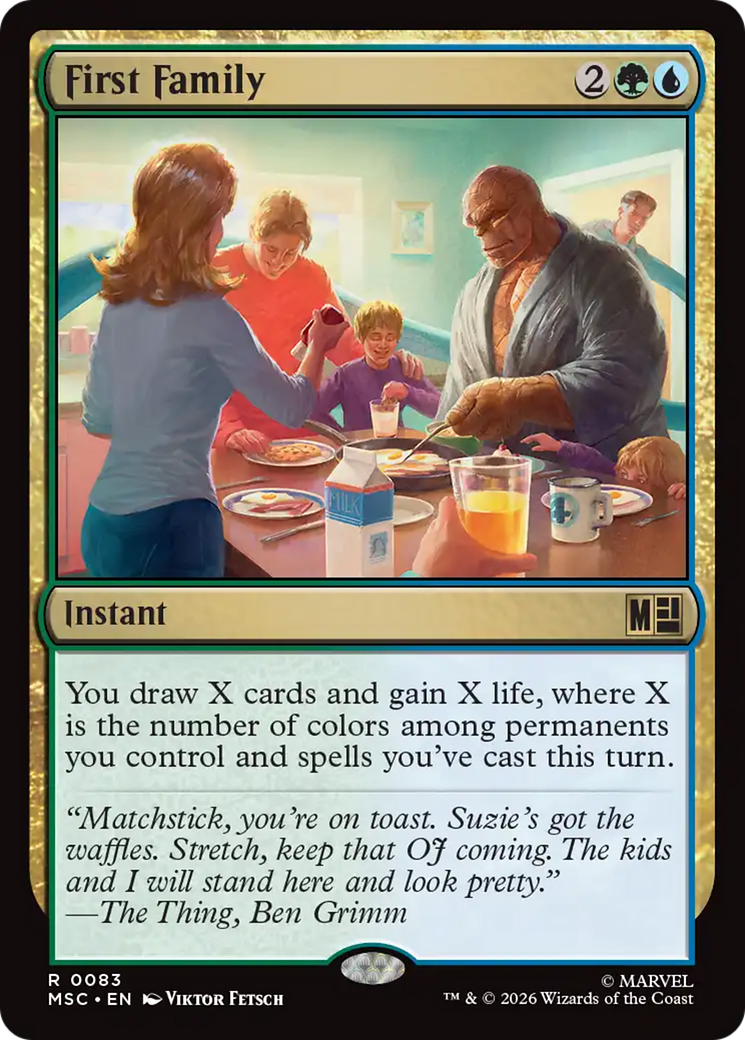 First Family (Surge Foil) [Marvel Super Heroes Commander] | Gear Gaming Bentonville