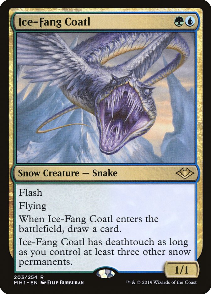 Ice-Fang Coatl [Modern Horizons] | Gear Gaming Bentonville