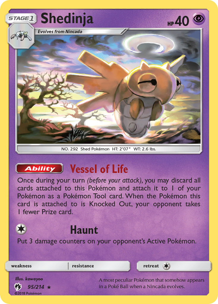 Shedinja (95/214) [Sun & Moon: Lost Thunder] | Gear Gaming Bentonville