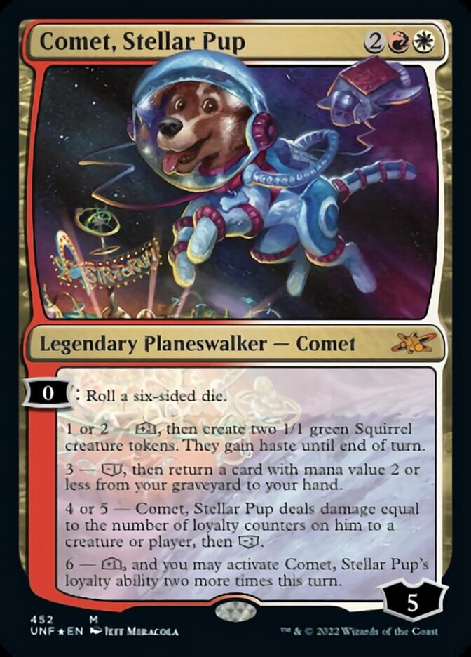 Comet, Stellar Pup (Galaxy Foil) [Unfinity] | Gear Gaming Bentonville