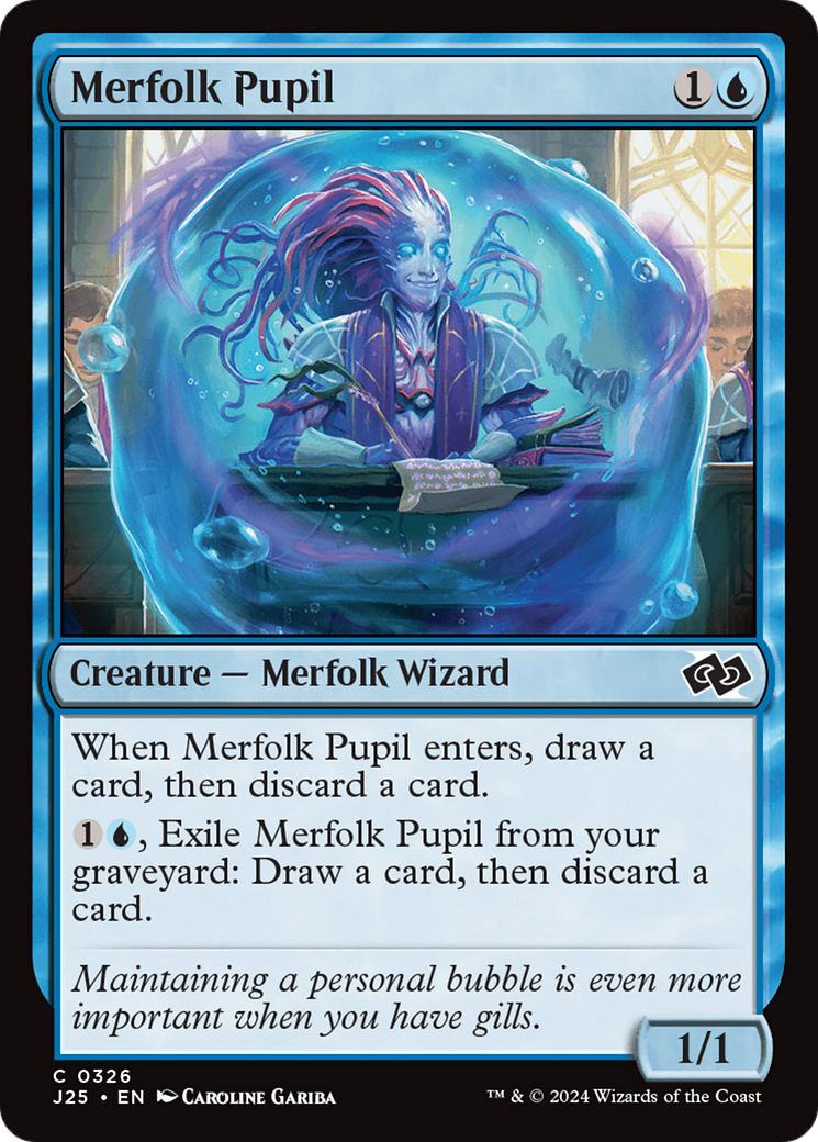 Merfolk Pupil [Foundations Jumpstart] | Gear Gaming Bentonville