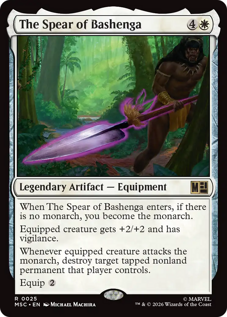The Spear of Bashenga [Marvel Super Heroes Commander] | Gear Gaming Bentonville