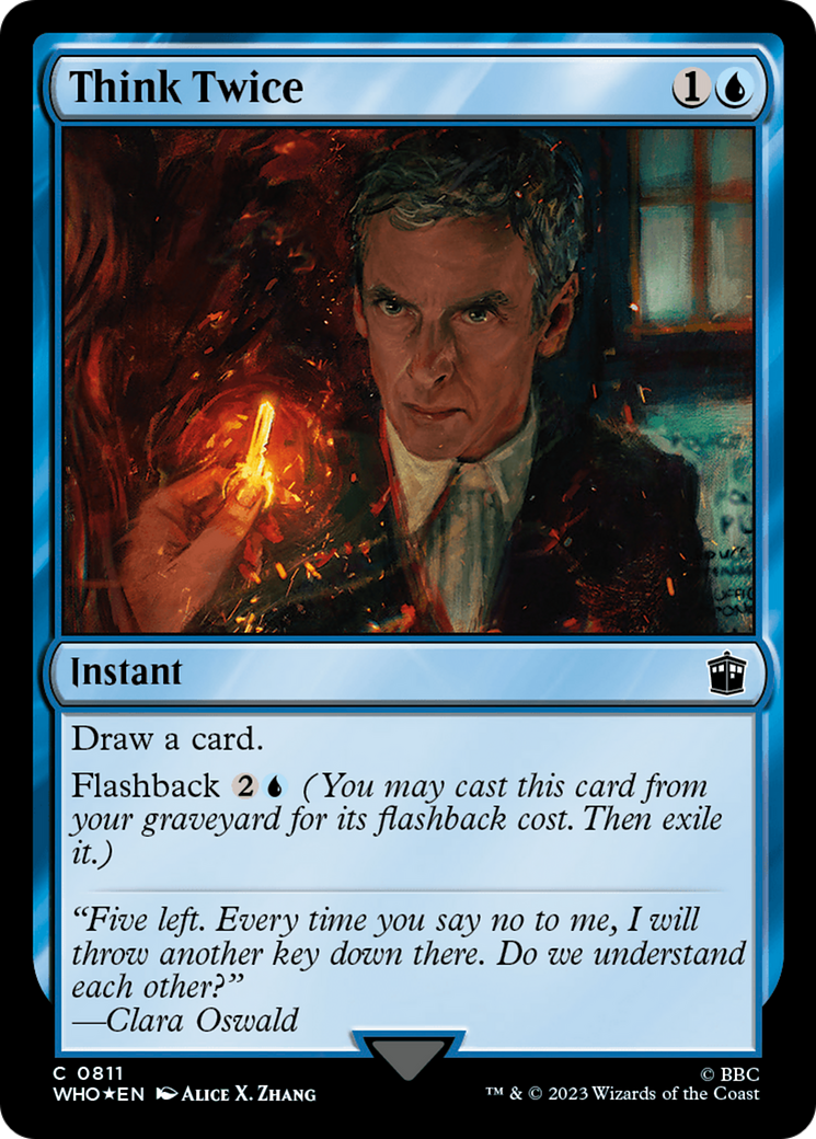 Think Twice (Surge Foil) [Doctor Who] | Gear Gaming Bentonville