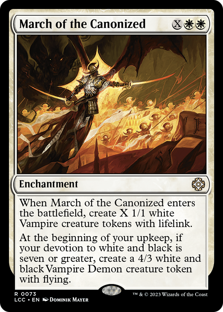March of the Canonized [The Lost Caverns of Ixalan Commander] | Gear Gaming Bentonville