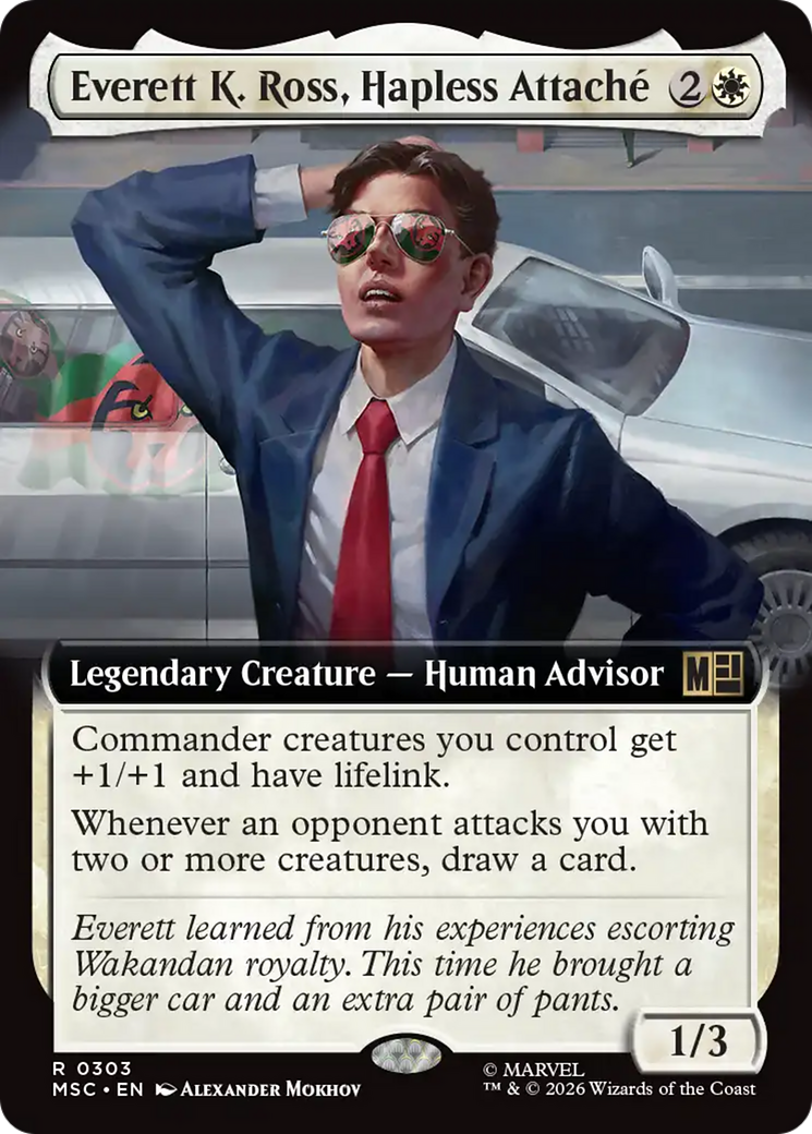 Everett K. Ross, Hapless Attache (Extended Art) [Marvel Super Heroes Commander] | Gear Gaming Bentonville