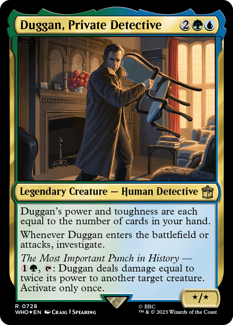 Duggan, Private Detective (Surge Foil) [Doctor Who] | Gear Gaming Bentonville