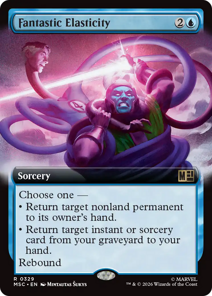 Fantastic Elasticity (Extended Art) [Marvel Super Heroes Commander] | Gear Gaming Bentonville