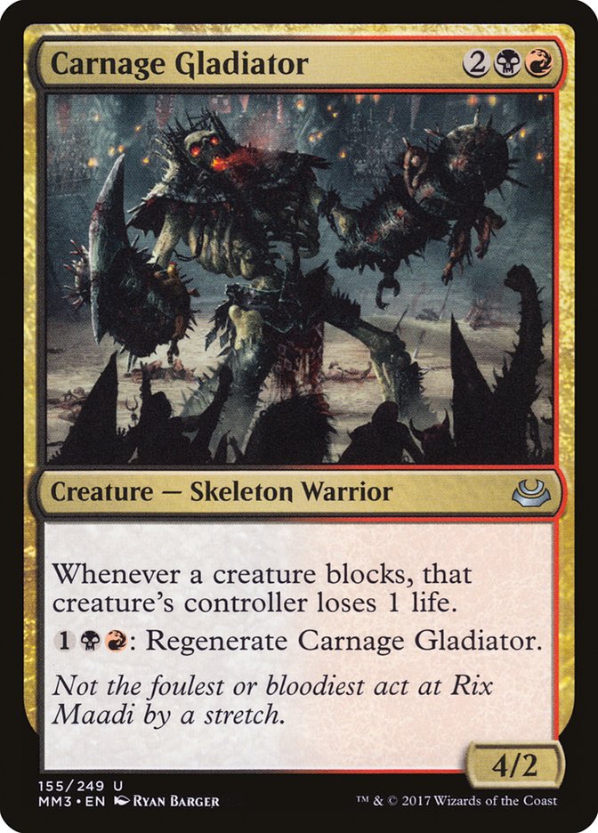 Carnage Gladiator [Modern Masters 2017] | Gear Gaming Bentonville