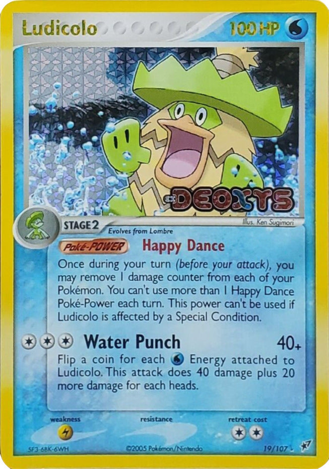 Ludicolo (19/107) (Stamped) [EX: Deoxys] | Gear Gaming Bentonville