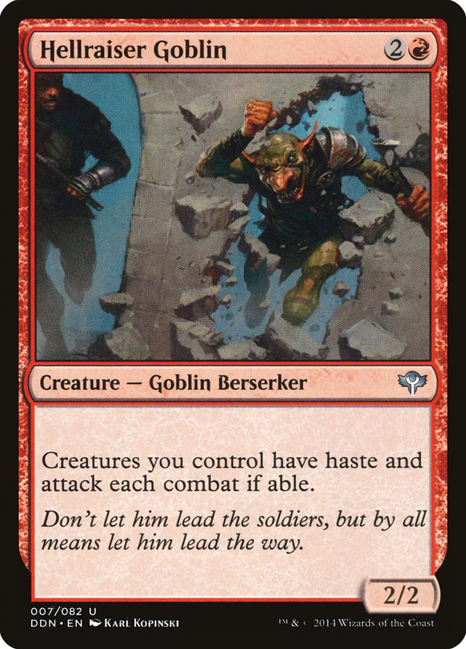 Hellraiser Goblin [Duel Decks: Speed vs. Cunning] | Gear Gaming Bentonville