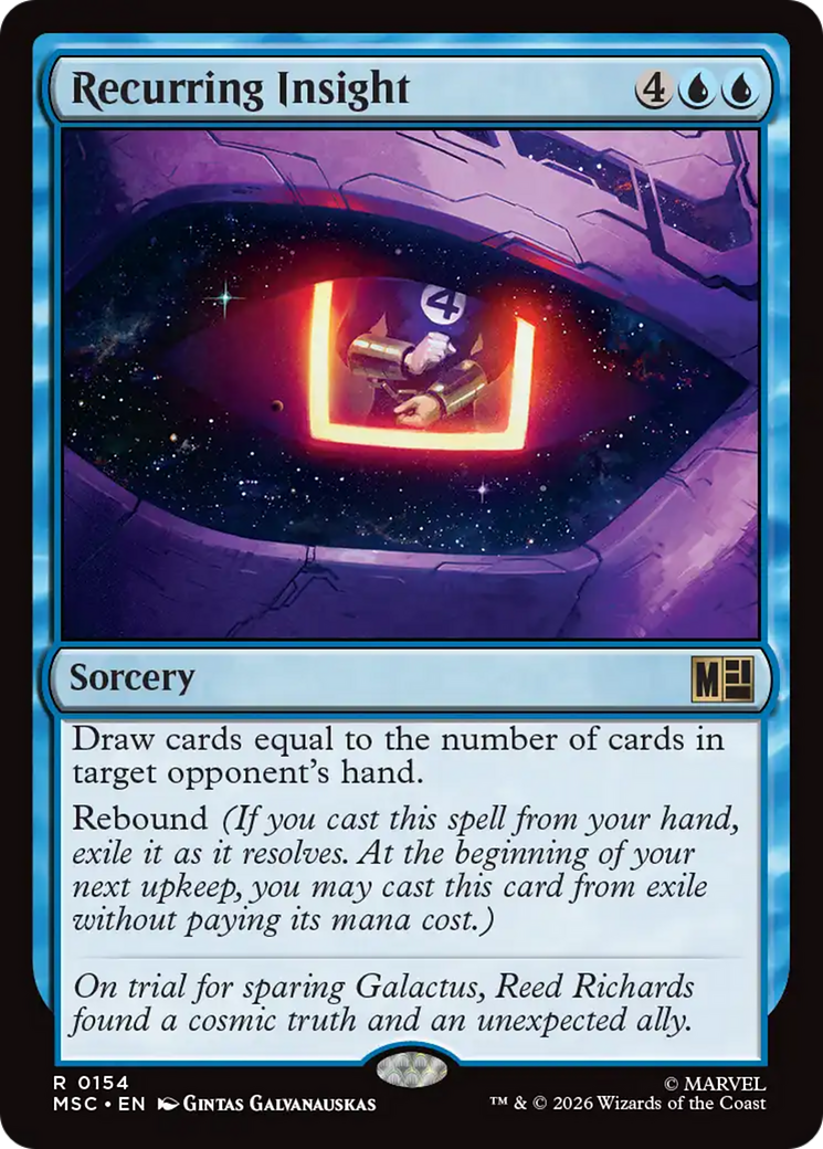 Recurring Insight (Surge Foil) [Marvel Super Heroes Commander] | Gear Gaming Bentonville