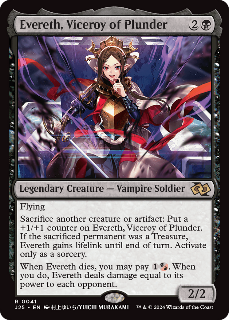 Evereth, Viceroy of Plunder (Anime) [Foundations Jumpstart] | Gear Gaming Bentonville