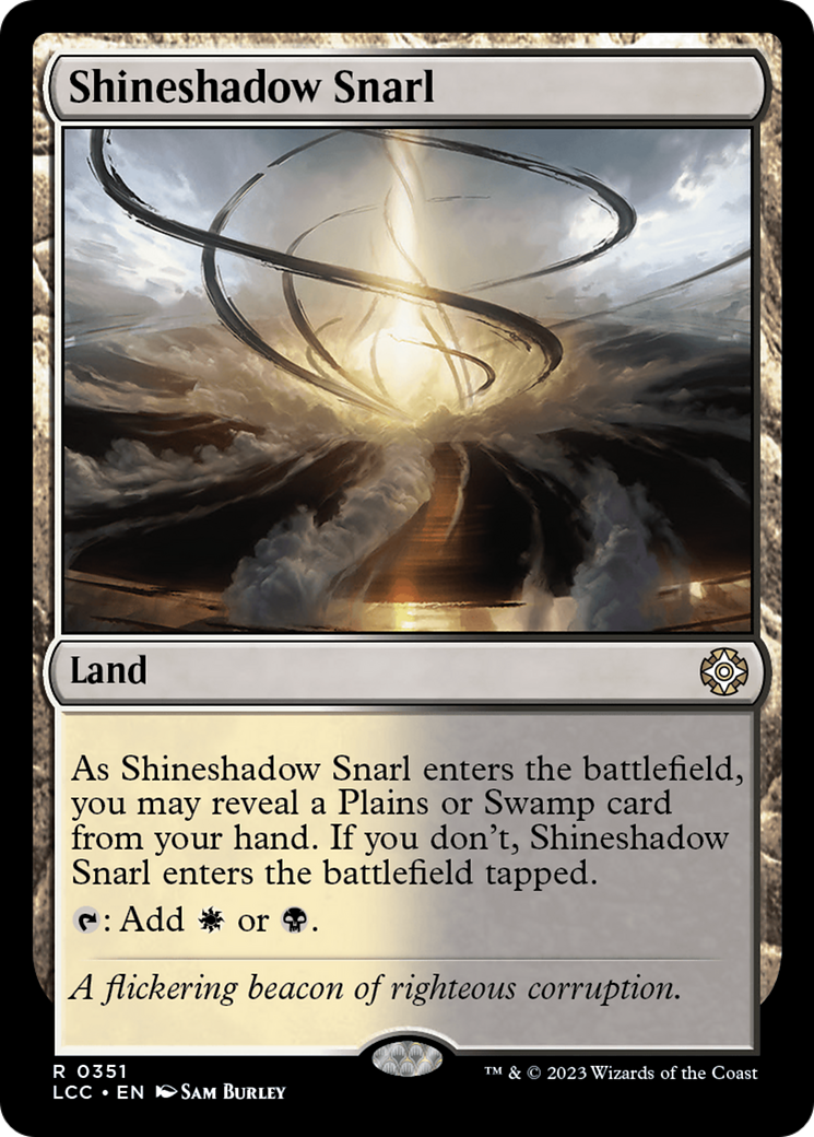 Shineshadow Snarl [The Lost Caverns of Ixalan Commander] | Gear Gaming Bentonville