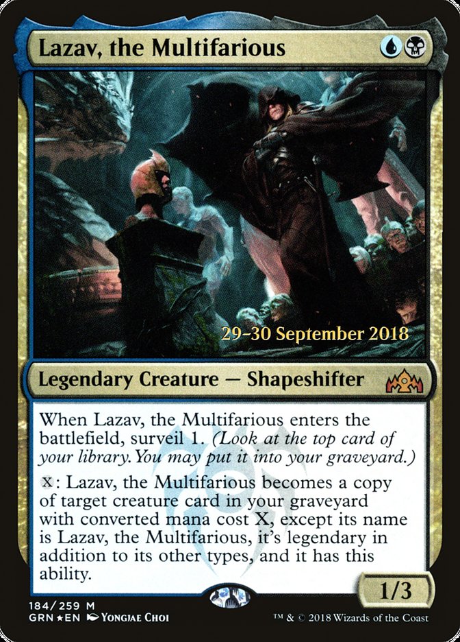 Lazav, the Multifarious [Guilds of Ravnica Prerelease Promos] | Gear Gaming Bentonville