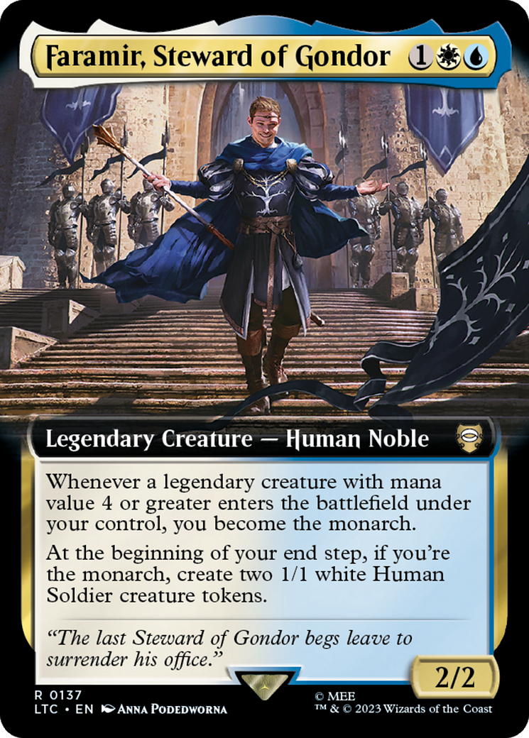 Faramir, Steward of Gondor (Extended Art) [The Lord of the Rings: Tales of Middle-Earth Commander] | Gear Gaming Bentonville