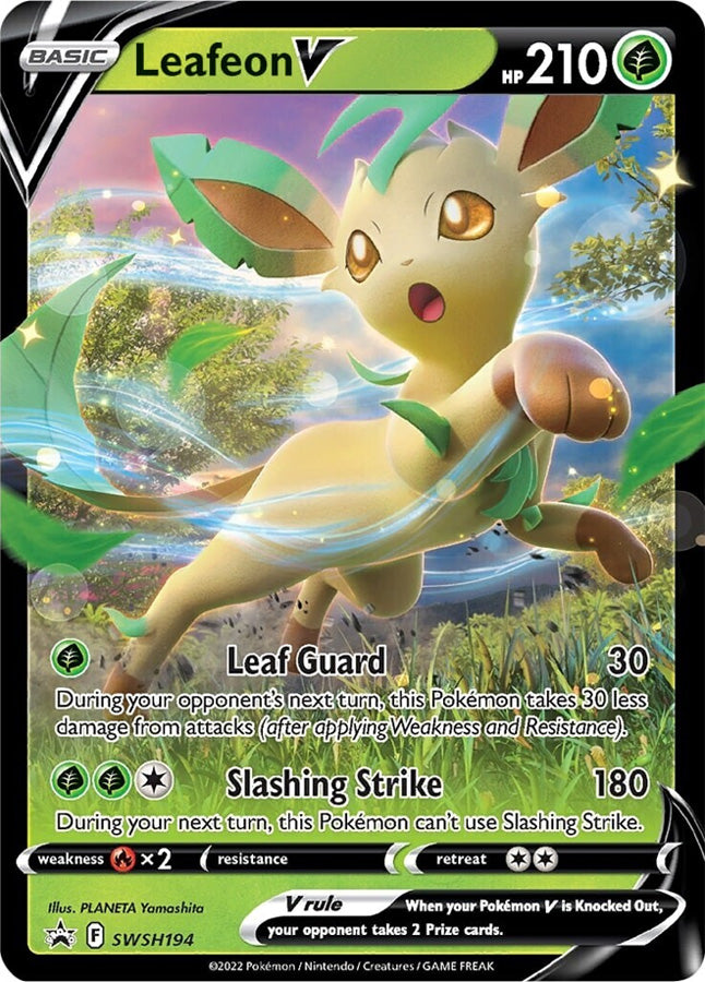 Leafeon V (SWSH194) [Sword & Shield: Black Star Promos] | Gear Gaming Bentonville