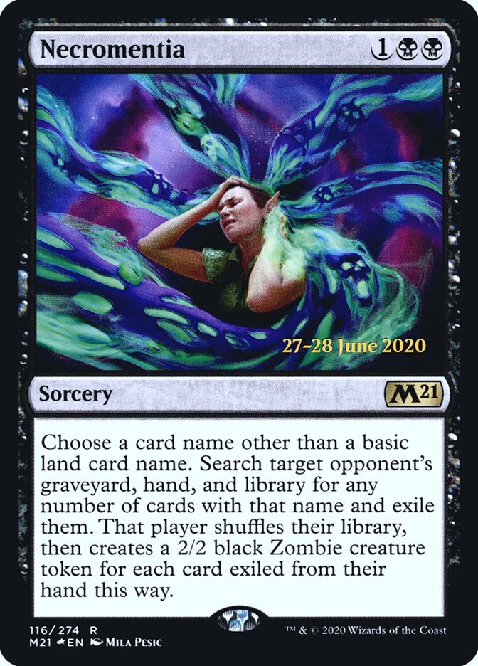 Necromentia [Core Set 2021 Prerelease Promos] | Gear Gaming Bentonville