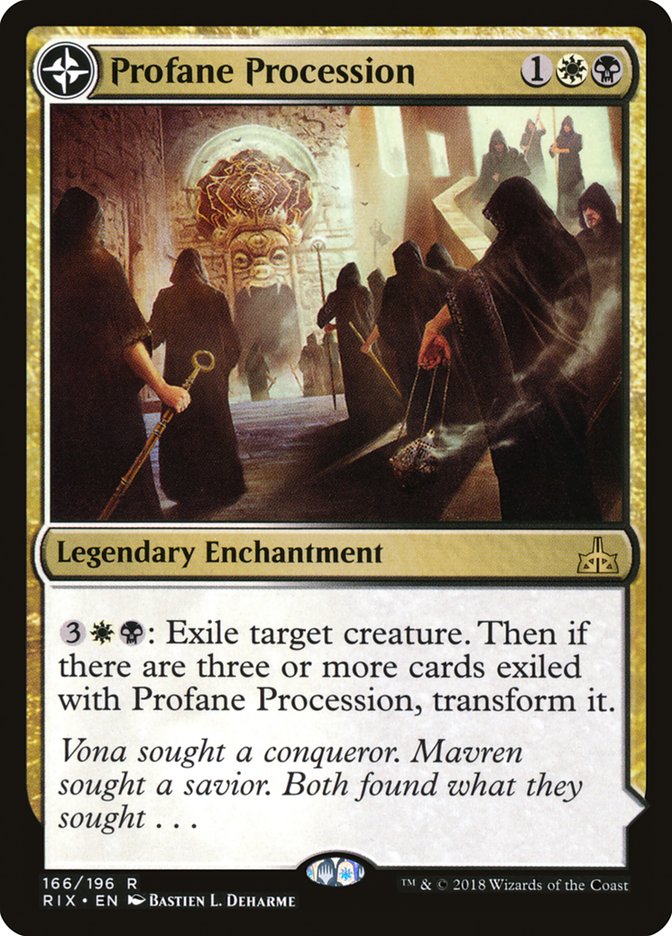Profane Procession // Tomb of the Dusk Rose [Rivals of Ixalan] | Gear Gaming Bentonville