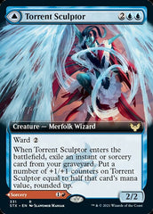 Torrent Sculptor // Flamethrower Sonata (Extended Art) [Strixhaven: School of Mages] | Gear Gaming Bentonville
