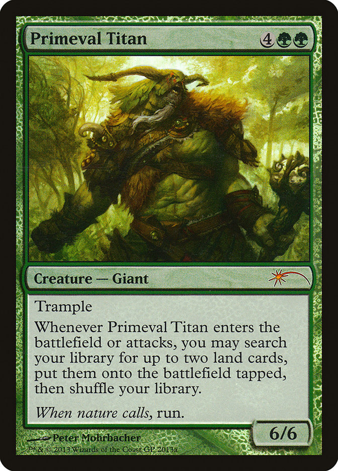 Primeval Titan (Grand Prix) [Grand Prix Promos] | Gear Gaming Bentonville
