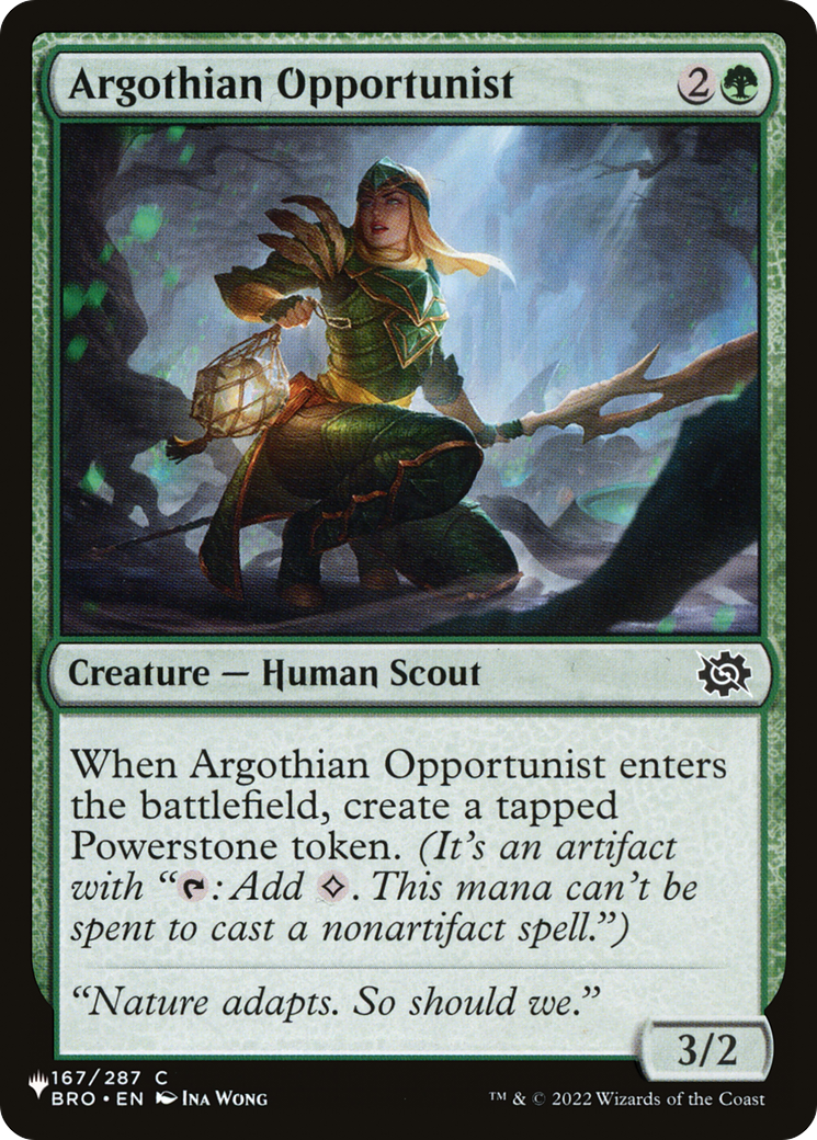 Argothian Opportunist [The List Reprints] | Gear Gaming Bentonville