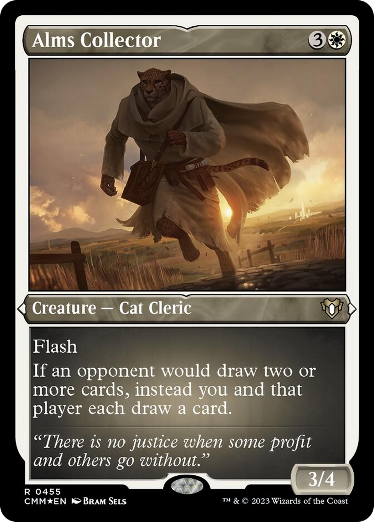 Alms Collector (Foil Etched) [Commander Masters] | Gear Gaming Bentonville