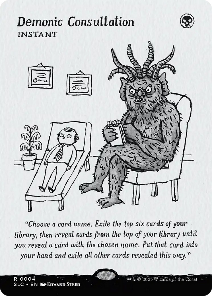 Demonic Consultation [Secret Lair Countdown Kit] | Gear Gaming Bentonville