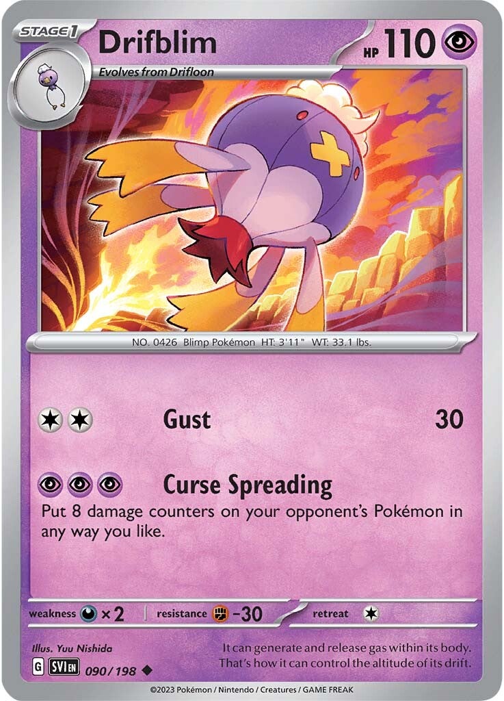 Drifblim (090/198) [Scarlet & Violet: Base Set] | Gear Gaming Bentonville